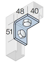 UNISTRUT K1026 HULPSTUK 90GR KWIKSTRUT