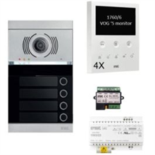 URMET 1783104VOG KIT VIDEO 4 APPART.VOORGEPROGR