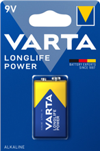 VARTA 4008496559862 6LP3146 LONGLIFE POW 9V BL1