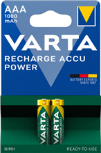 VARTA 5703.301.402 OPLAADBAAR AAA 1000MAH BL2