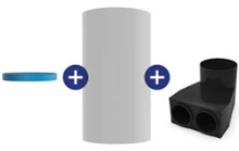 VENTILINE 100064491600 SUBCOLLECTOR 3X63/70MM -> 125M