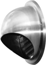 VENTILINE 100064544900 INOX MUURROOSTER DIAMETER 160M