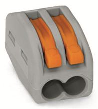 WAGO 222-412 STEEKKLEM MEERADERIGE GELEIDER