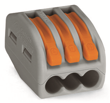 WAGO 222-413 STEEKKLEM SNEL 3X 0