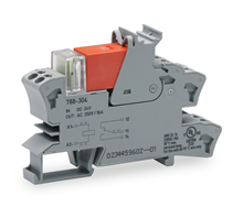 WAGO 788-304 SOCKET + MIN RELAY 1U CD 24V
