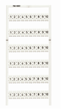 WAGO 793-5502 ETIKETPLAAT WMB- 1...10
