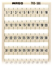 WAGO 793-566 WAGO WMB-SNELMARKERING 1-50(2X