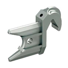 WIBE 709017 VASTE AFTAKKINGSHAAK 4 ALUMINI