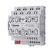ZENNIO ZEZIOMB88 KNX MULTIFUNCTIONELE ACTOR 8 U