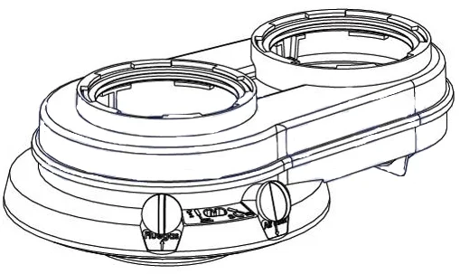 Atag 0RA10T0P0 rookgasketeladapter