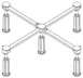 Ipma 000145001 douchebakpoten/-frame