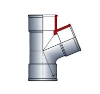 Nicoll UBJ266 PVC lijmverloop-T-stuk