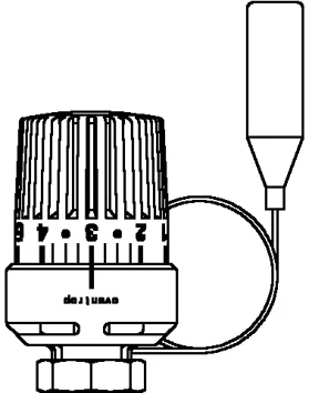 Oventrop 1011665 radiatorthermostaatknop