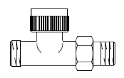 Oventrop 1183847 radiatorkraan