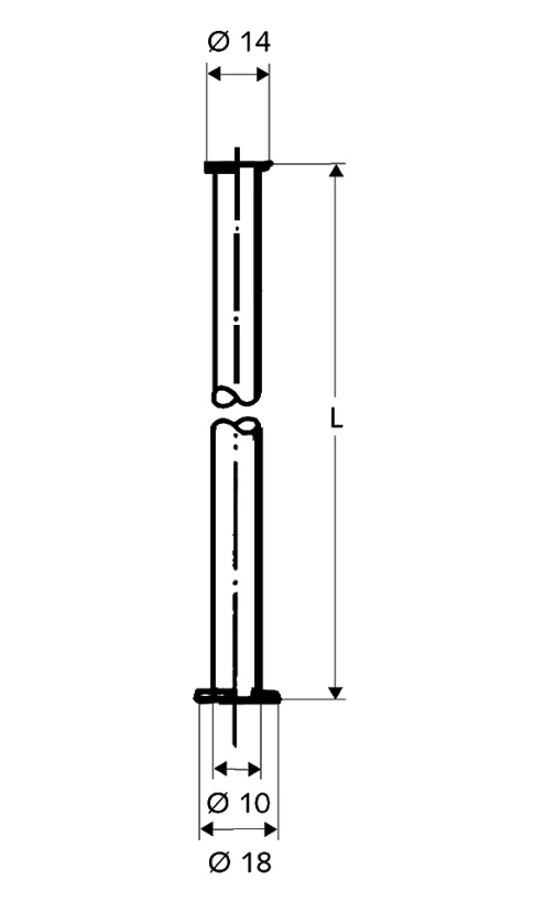 Schell 500070699 koperen buis