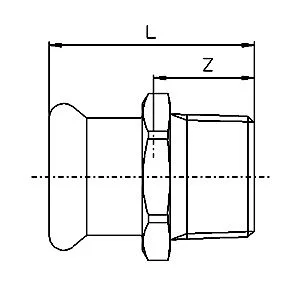 VSH 6202341 persovergangsstuk