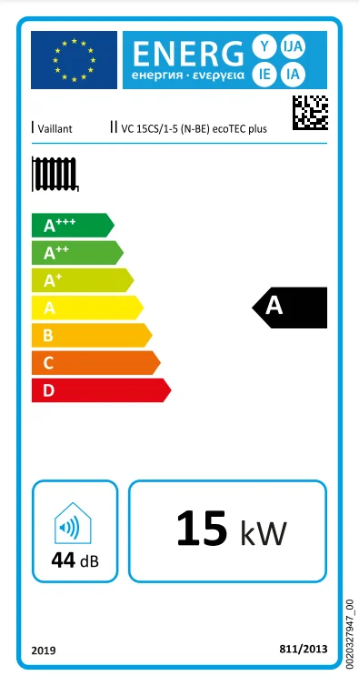 Vaillant 0010024567 gaswandketel