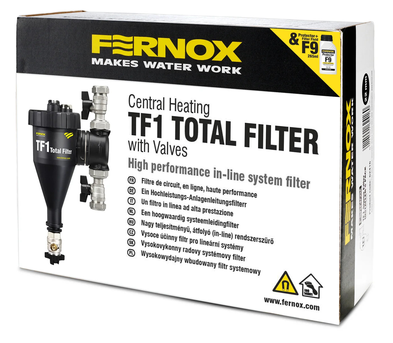Fernox 62763 vuilafscheider