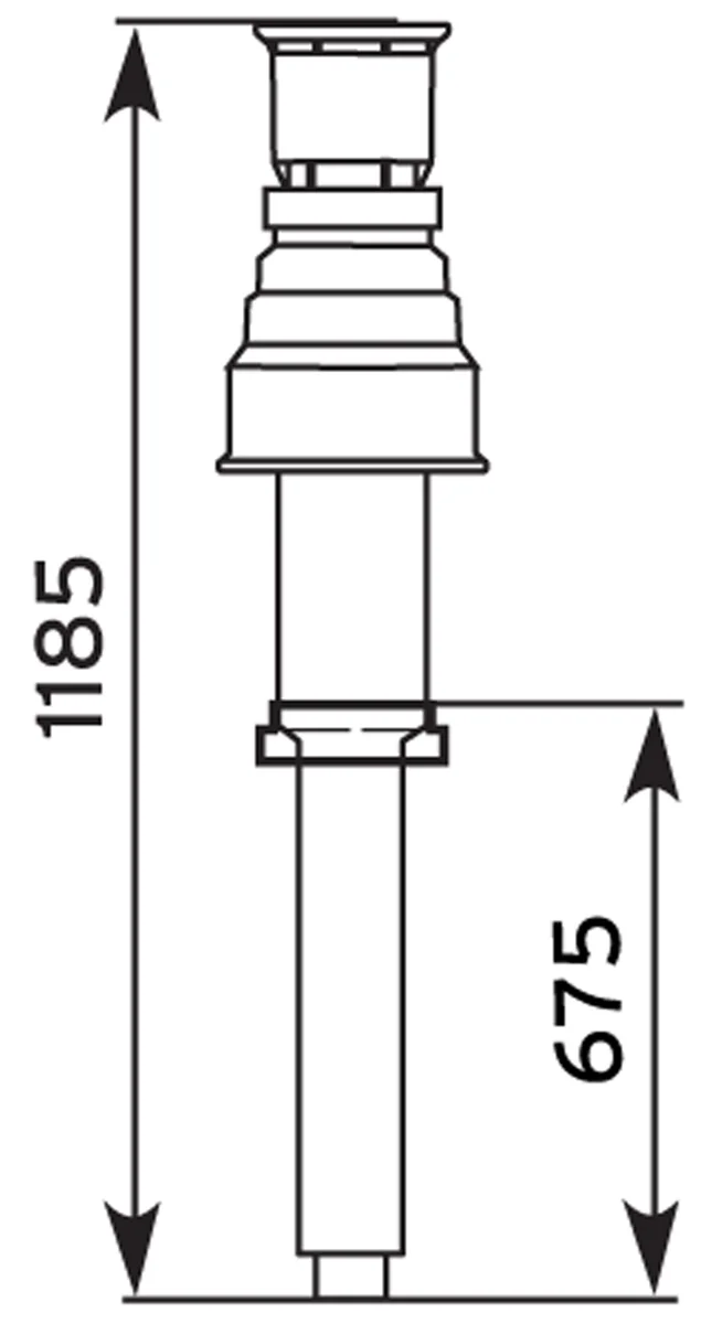 Vaillant 303600 rookgasdakdoorvoer