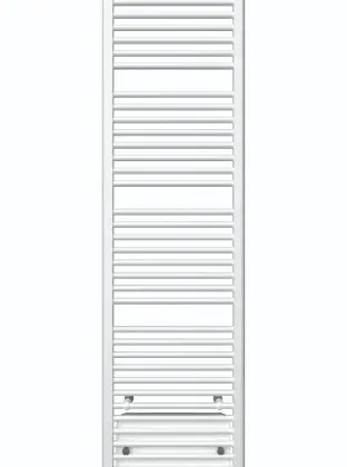 0184B0008 Balneo elektrische handdoekradiator met blower 1763 x 585 mm - 1000 + 950 Watt - Ral 9016 Verkeerswit