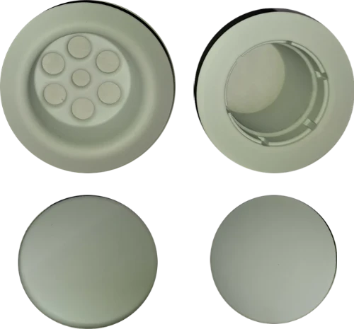 103700000164 Tulla afwerkset sifon wit mat voor vrijstaande baden