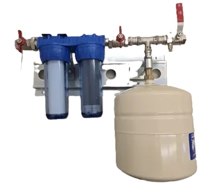 1040301 A Alpha Fixflow voorgemonteerd duplex regenwaterfilter met expansievat en bolkraan 4/4