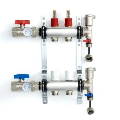 1100042446 UFH inox vloerverwarmingscollectorset 4/4 - 2 x EK3/4