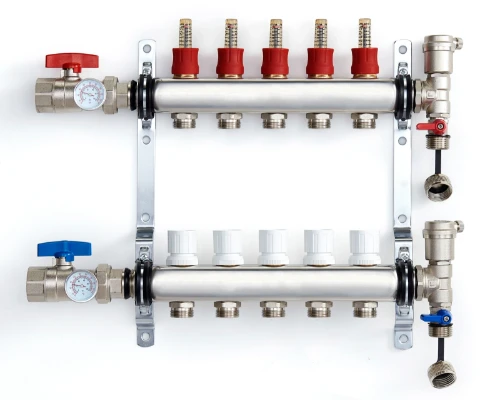 UFH inox vloerverwarmingscollectorset 4/4 - 5 x EK3/4 1100042449