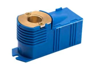Multi messing pers muurinbouwdoos 90° FF 20 x 1/2 F - blauw 1100052156