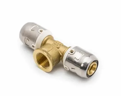 Push-Fit verloop T-stuk met binnendraad FFF 26 x 3/4 F x 26 mm 1100052281