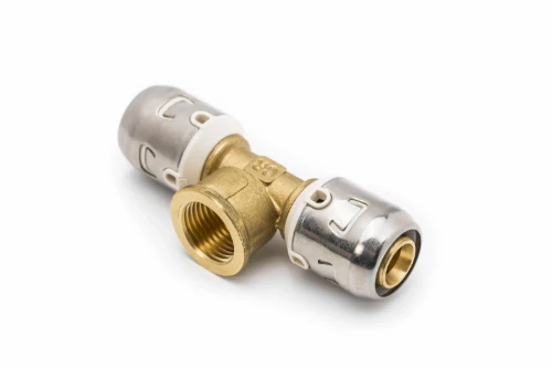 1100052282 Push-Fit verloop T-stuk met binnendraad FFF 32 x 1/2 F x 32 mm