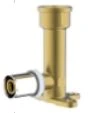 Multi messing pers muurplaat 90° FF 16 x 1/2 F - 78 mm (lang model) 1100055647