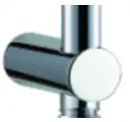 Rondo WSS onderste bevestigingselement voor glijstang - chroom 1499581