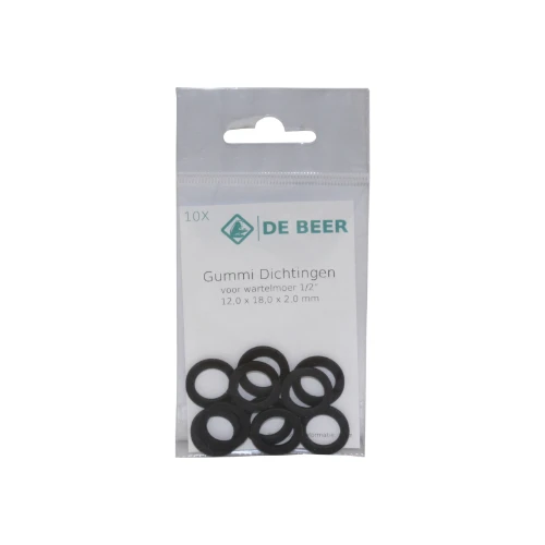 One Rubber dichtingset (CV/SAN) 2 - set van 2st - 45 x 55 x 3,0 mm - zwart - prijs per set 152070988