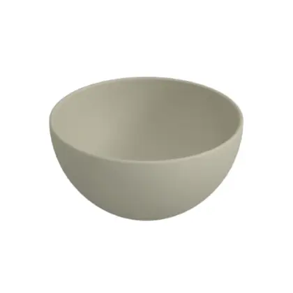 1562881 Obi opzetwastafel rond 240 x 240 x 120 mm - zand - keramiek - zonder kraangat - zonder overloop