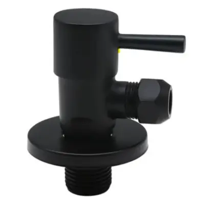 Piccolo hoekstopkraan 1/2 x 10 mm - zwart mat 1563082