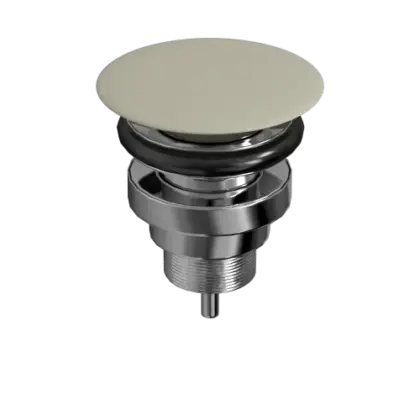 Obi afvoerplug universeel 5/4 x 63 mm - click-clack / open plug - zand 1563130