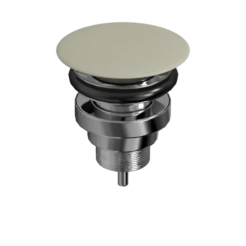Obi afvoerplug universeel 5/4 x 63 mm - click-clack / open plug - zand 1563130