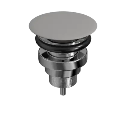 1563143 Obi afvoerplug universeel 5/4 x 63 mm - click-clack / open plug - cement