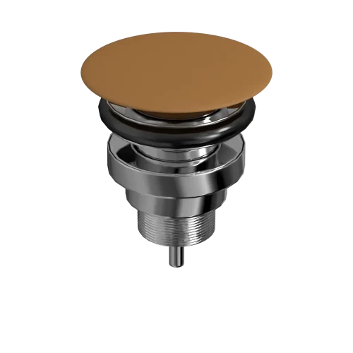 Obi afvoerplug universeel 5/4 x 63 mm - click-clack / open plug - tabak 1563393