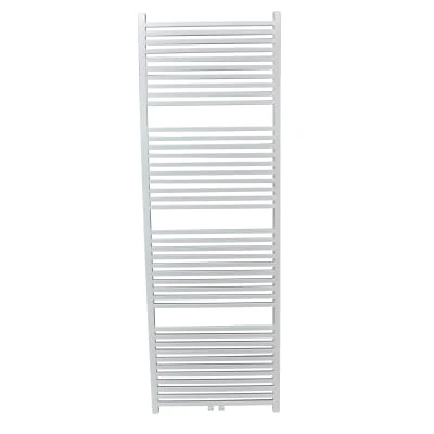 1565143 Caldo Squaro handdoekradiator - vierkante buizen 1800 x 600 mm - 1095 Watt (EN442 75/65/20) - 1MM8 - RAL 9016 Verkeerswit onderaansluiting - RAL 9016 Ve