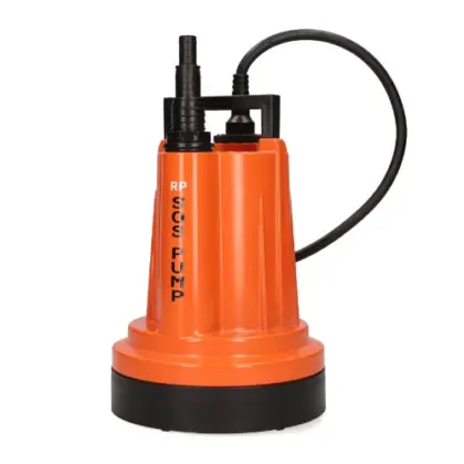 1818430 A Flood dompelpomp (laag afzuigvlak) 4/4 - 5 m³/h - 1x230V - oliegekoeld - zonder vlotter - opvoerhoogte max 7 m