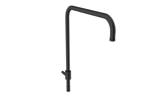Rondo WSS bovenste buis van showerset 19 mm - zwart mat 1849080