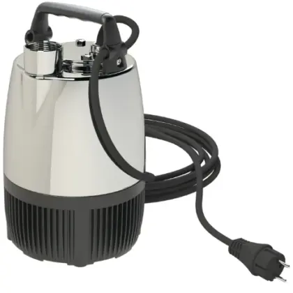 1910980 A Beta Aqualift1 Low dompelpomp zonder vlotter (laag opzuigvlak) 4/4 - 6 m³/h - 1x230V - opvoerhoogte max 9 m