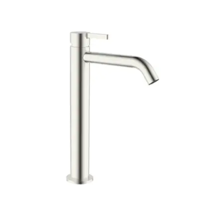 1952080 Vivo wastafelmengkraan verhoogd met coldstart - zonder lediging - Brushed Nickel PVD - geborsteld mat PVD