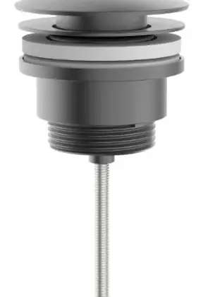 1952086 Vivo afvoerplug universeel - click-clack - open plug - Gun Metal PVD - staal mat PVD
