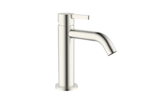Vivo wastafelmengkraan met coldstart - zonder lediging - Brushed Nickel PVD - geborsteld mat PVD 1952112