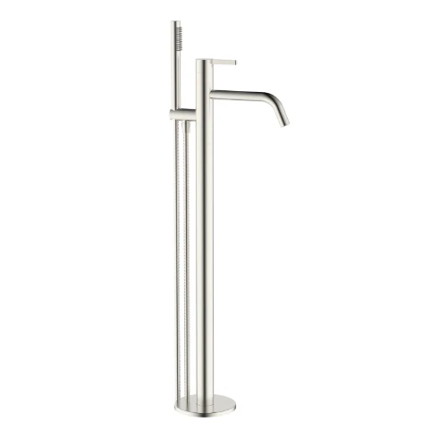 Vivo badmengkraan vrijstaand met douchegarnituur - Brushed Nickel PVD - geborsteld mat PVD - Belgaqua gekeurd 1952134