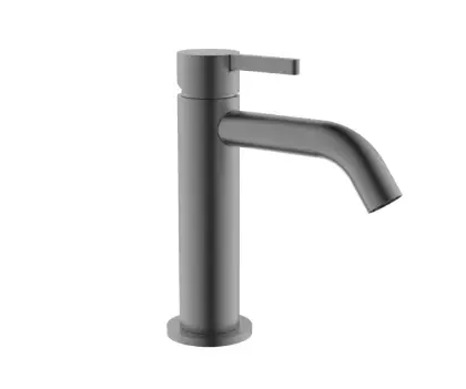 Vivo wastafelmengkraan met coldstart - zonder lediging - Gun Metal PVD - staal mat PVD 1952146