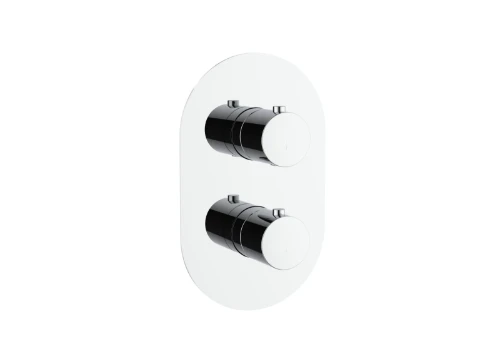 Vivo afwerkset voor muurinbouw douchethermostaat - chroom 1952163